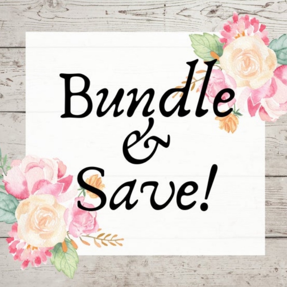 ✨ Bundle 2 or more of items for a discount ✨